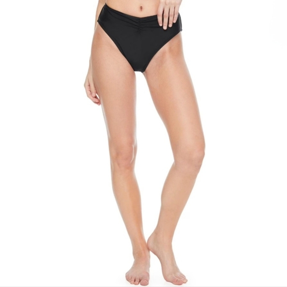 ❤️ No Boundaries Swim Bottoms Solid Black Bikini Bottoms Various Sizes NWT - Picture 7 of 8
